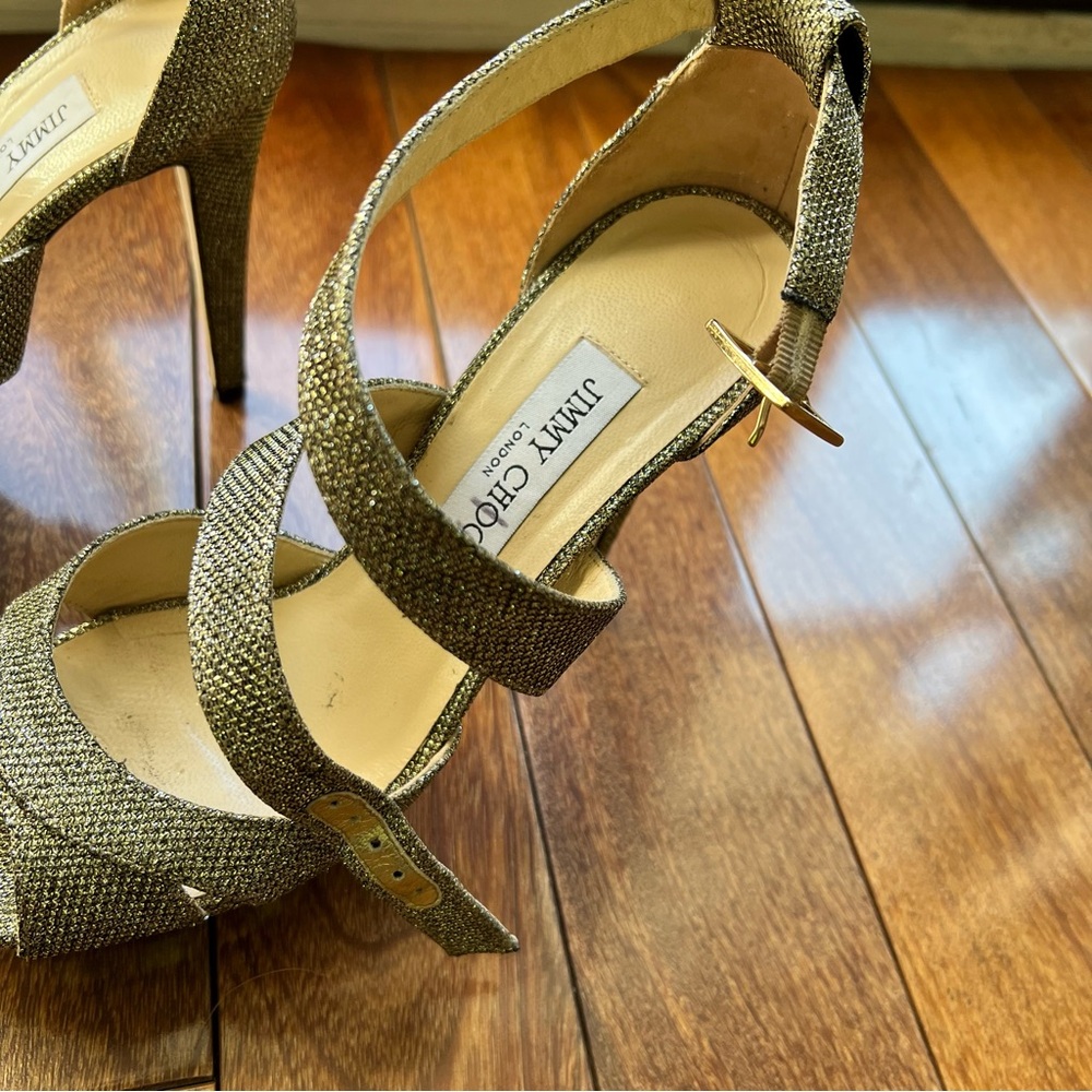 Jimmy Choo Kuki Wedding Pump Shoes 39 - Picture 8 of 15